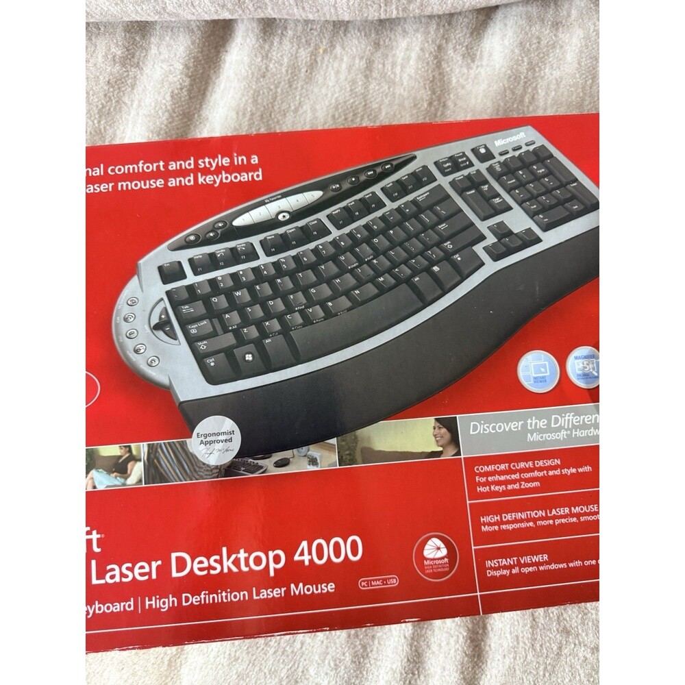 Microsoft Wireless Laser Desktop 4000 Keyboard & Mouse
